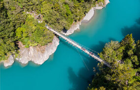 Swing Bridge over the Hokitika Gorge