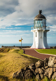 View of Cape Reinga in Northland