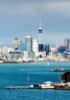 View of Auckland Skyline and Skytower