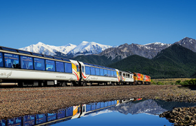 TranzAlpine Train at the Station