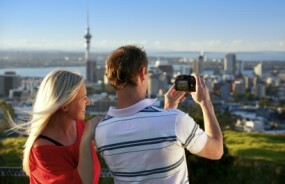 Photographing the Auckland skyscape