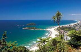 View from the top of Mt Maunganui