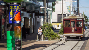 Christchurch Tram in the City Centre