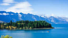 Looking out at Lake Wakatipu