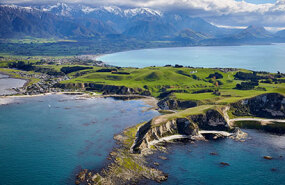 Aerial View of Kaikoura