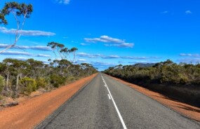 The road into Stiring Range