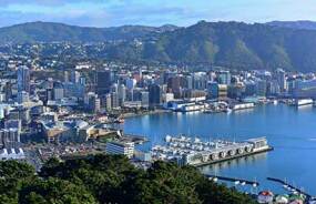 Aerial View over Wellington