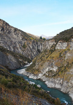 View of Skppers Canyon near Queenstown