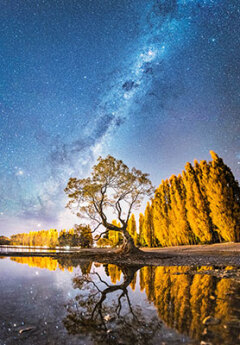 Image of Milky way over Wanaka