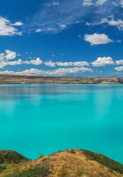 A crystal clear waters of Lake Pukaki