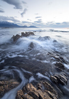 View of Kaikoura coastline