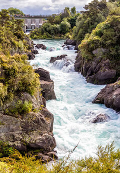 Aratiatia rapids on Waikato River