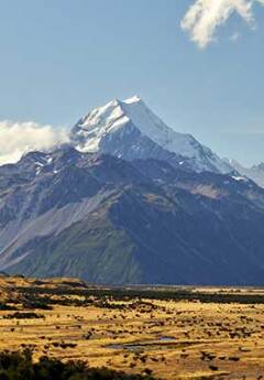 View of Mount Cook National Park