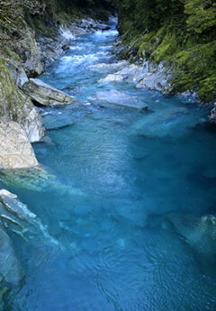 Blue Pools, Haast Pass, New Zealand