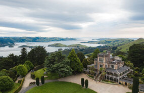 Aerial View of Larnach Castle