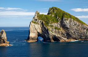 Hole inthe Rock near Cape Brett Bay of Islands