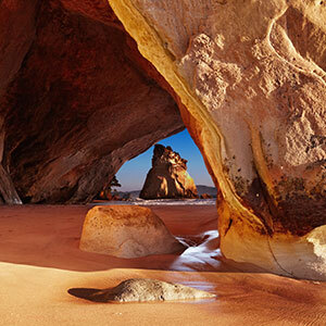 Cathedral Cove on the Coromandel Peninsula