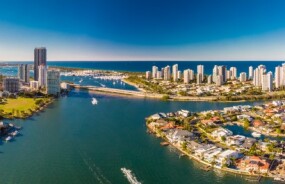 Aerial View of Gold Coast