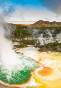 Geothermal pools in Rotorua