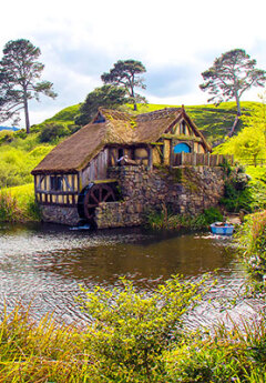 Old Mill at Hobbiton, Matamata, New Zealand