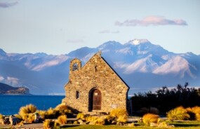 Church of the Good Shepherd and Lake Tekapo