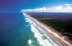 Aerial view of Ninety Mile Beach