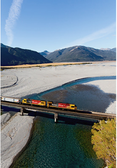 TranzAlpine train.