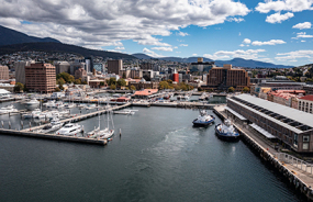 View of Hobart Waterfront