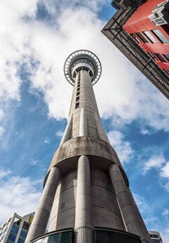 Image of iconic Sky Tower in Auckland