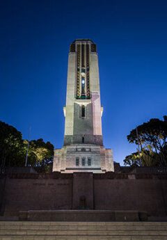 ANZAC war memorial, Wellington, New Zealand