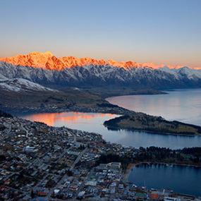 Queenstown Skyline Sunrise