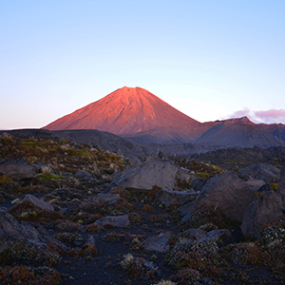 Mt Ngauruhoe in Tongariro National Park