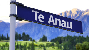 Te Anau Road Sign