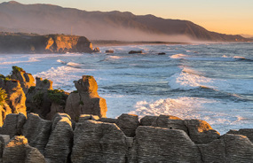 Sunset at Punakaiki