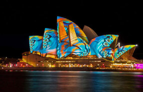 Sydney Opera House during Vivid Festival