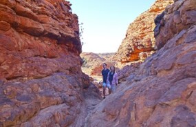 Walking in Kings Canyon