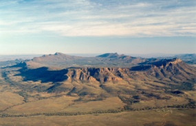 Aerial image of Wilpena Pound