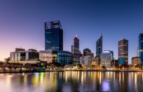 Perth at dusk