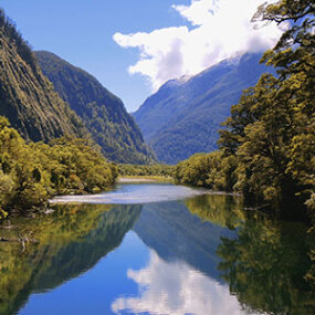 Arthur Valley on the Milford Track