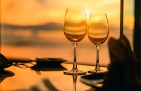 Sunset celebratory dinner