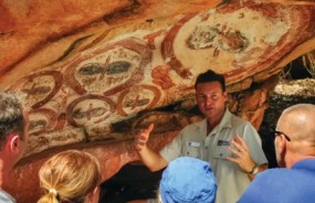 Ancient Wandjina and Gwion Gwion (Bradshaw) rock art
