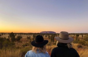 Sunset in the Red Centre