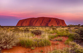 Uluru at sunset