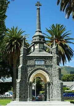 War memorial, Akaroa, New Zealand