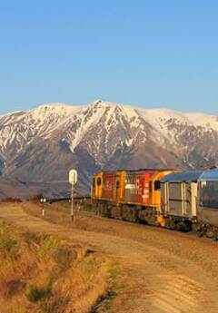 TranzAlpine train, New Zealand