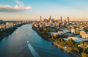 Aerial View of Brisbane