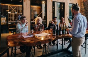 Wine tasting in Gibbston Valley