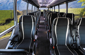 Interior Seats of the Signature Coach
