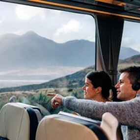 Discovering the scenery onboard the TranzAlpine Train