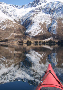 Kayaking Mavora Lakes